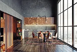 Wilton szőnyeg - Darnah (piros/többszínű)