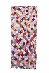 Marokkói Boucherouite szőnyeg 245 x 105 cm