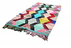 Marokkói Boucherouite szőnyeg 140 x 260 cm