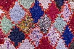 Marokkói Boucherouite szőnyeg 245 x 105 cm