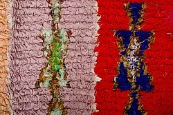 Marokkói Boucherouite szőnyeg 360 x 130 cm