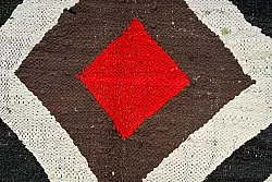 Marokkói Boucherouite szőnyeg 145 x 260 cm