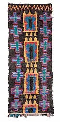 Marokkói Boucherouite szőnyeg 310 x 115 cm
