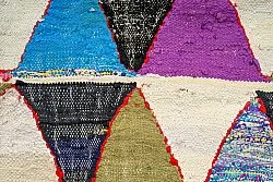 Marokkói Boucherouite szőnyeg 135 x 275 cm