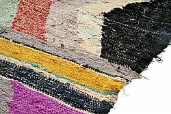 Marokkói Boucherouite szőnyeg 130 x 260 cm