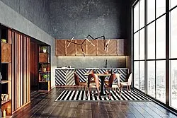 Wilton szőnyeg - Develi (fekete/fehér)