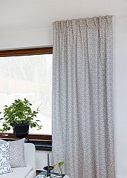 Függönyök - Pamutfüggöny Lilja (kék)