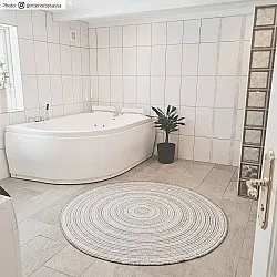 Kerek szőnyeg - Brussels Weave (szürke)