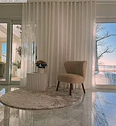 Kerek szőnyegek - Cosy (bézs)