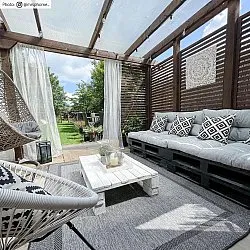 Beltéri és kültéri szőnyeg - Alta (antracit)