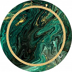 Kerek szőnyeg - Amelia (zöld)