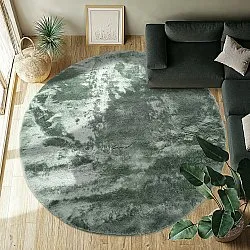 Kerek szőnyegek - Aranga Super Soft Fur (zöld)