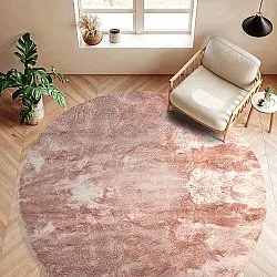 Kerek szőnyegek - Aranga Super Soft Fur (rózsaszín)
