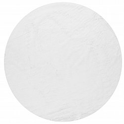 Kerek szőnyegek - Aranga Super Soft Fur (fehér)