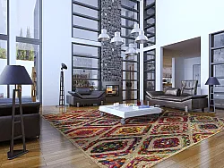 Wilton szőnyeg - Arózsaszín (többszínű)