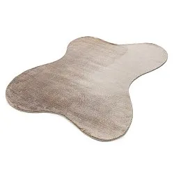 Aszimmetrikus Hullámos Shaggy Szőnyeg - Aranga Super Soft Fur (barna)