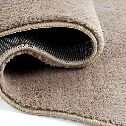 Aszimmetrikus Hullámos Shaggy Szőnyeg - Aranga Super Soft Fur (barna)