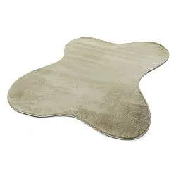 Aszimmetrikus Hullámos Shaggy Szőnyeg - Aranga Super Soft Fur (világoszöld)