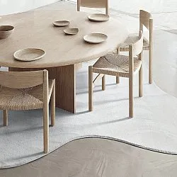 Aszimmetrikus Hullámos Shaggy Szőnyeg - Aranga Super Soft Fur (fehér)