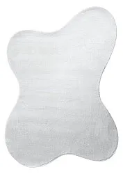 Aszimmetrikus Hullámos Shaggy Szőnyeg - Aranga Super Soft Fur (fehér)