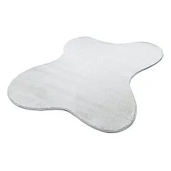 Aszimmetrikus Hullámos Shaggy Szőnyeg - Aranga Super Soft Fur (fehér)