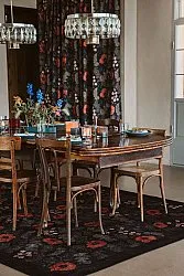 Wilton szőnyeg - Poppy (fekete)