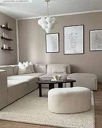 Gyapjúszőnyeg - Avafors Wool Bubble (bézs)