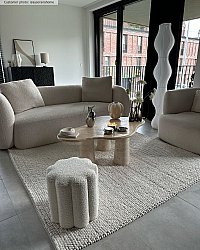 Gyapjúszőnyeg - Avafors Wool Bubble (bézs)