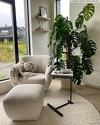 Kerek szőnyeg - Avafors Wool Bubble (bézs)