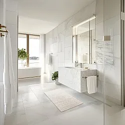 Fürdőszobaszőnyeg - Bella (piszkosfehér)