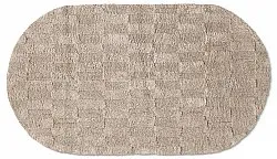 Ovális fürdőszobaszőnyeg - Bevin (bézs)