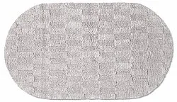 Ovális fürdőszobaszőnyeg - Bevin (világos szürke)