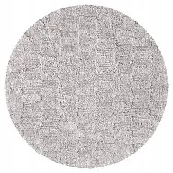 Kerek fürdőszobaszőnyeg - Bevin (világos szürke)