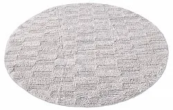 Kerek fürdőszobaszőnyeg - Bevin (világos szürke)