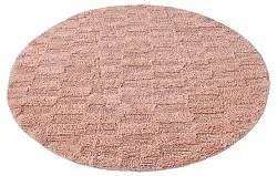 Kerek fürdőszobaszőnyeg - Bevin (rózsaszín)
