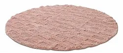 Kerek fürdőszobaszőnyeg - Bevin (rózsaszín)