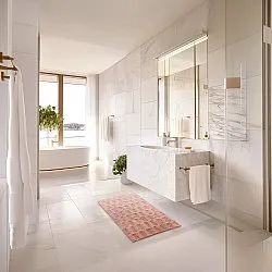 Fürdőszobaszőnyeg - Bevin (rózsaszín)