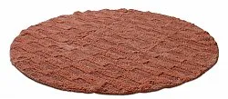 Kerek fürdőszobaszőnyeg - Bevin (terrakotta)