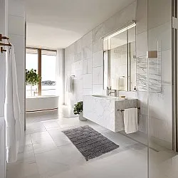 Fürdőszobaszőnyeg - Duna (sötét szürke)