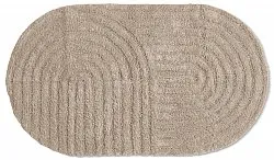 Ovális fürdőszobaszőnyeg - Embla (bézs)