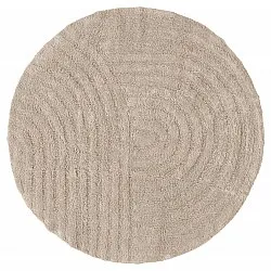 Kerek fürdőszobaszőnyeg - Embla (bézs)