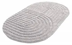 Ovális fürdőszobaszőnyeg - Embla (világos szürke)