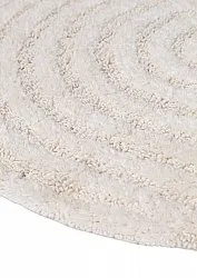 Kerek fürdőszobaszőnyeg - Embla (piszkosfehér)