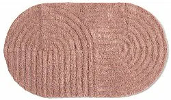 Ovális fürdőszobaszőnyeg - Embla (rózsaszín)