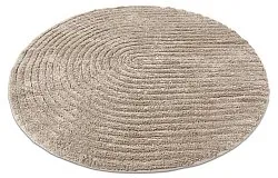 Kerek fürdőszobaszőnyeg - Evena (bézs)
