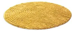 Kerek fürdőszobaszőnyeg - Evena (sárga)