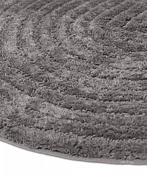 Kerek fürdőszobaszőnyeg - Evena (sötét szürke)