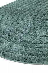 Ovális fürdőszobaszőnyeg - Evena (sötétzöld)