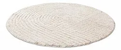 Kerek fürdőszobaszőnyeg - Evena (piszkosfehér)