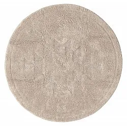 Kerek fürdőszobaszőnyeg - Gertie (bézs)